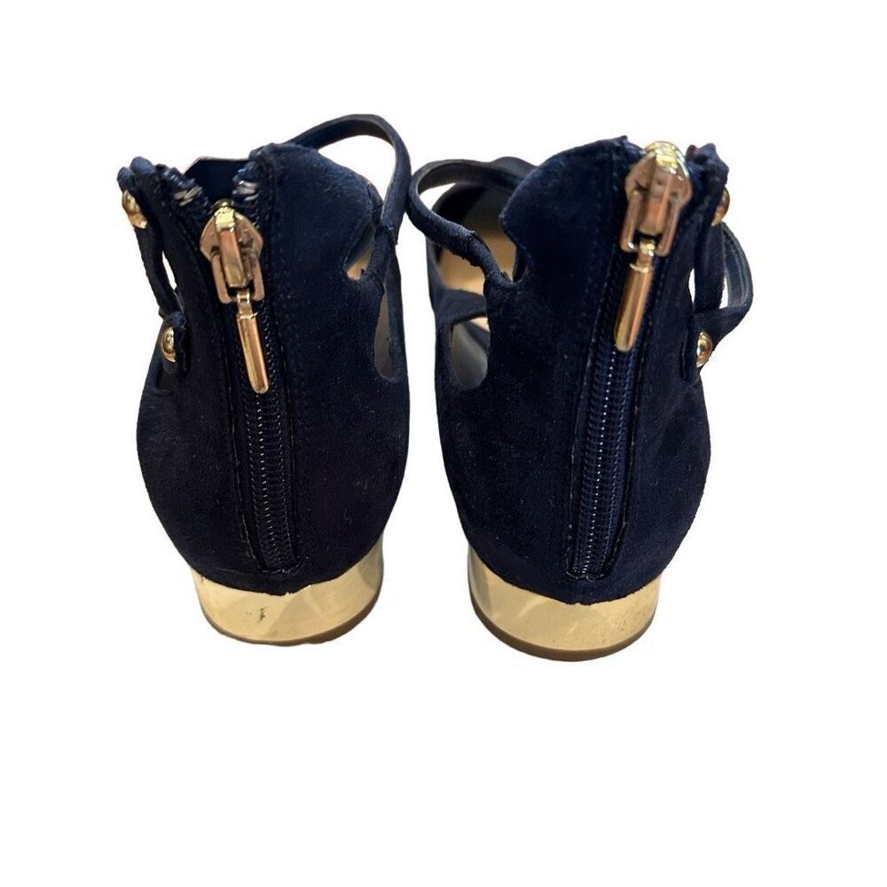 Aldo Marieta navy and gold ballet flats- size 8.5 - Picture 2 of 7